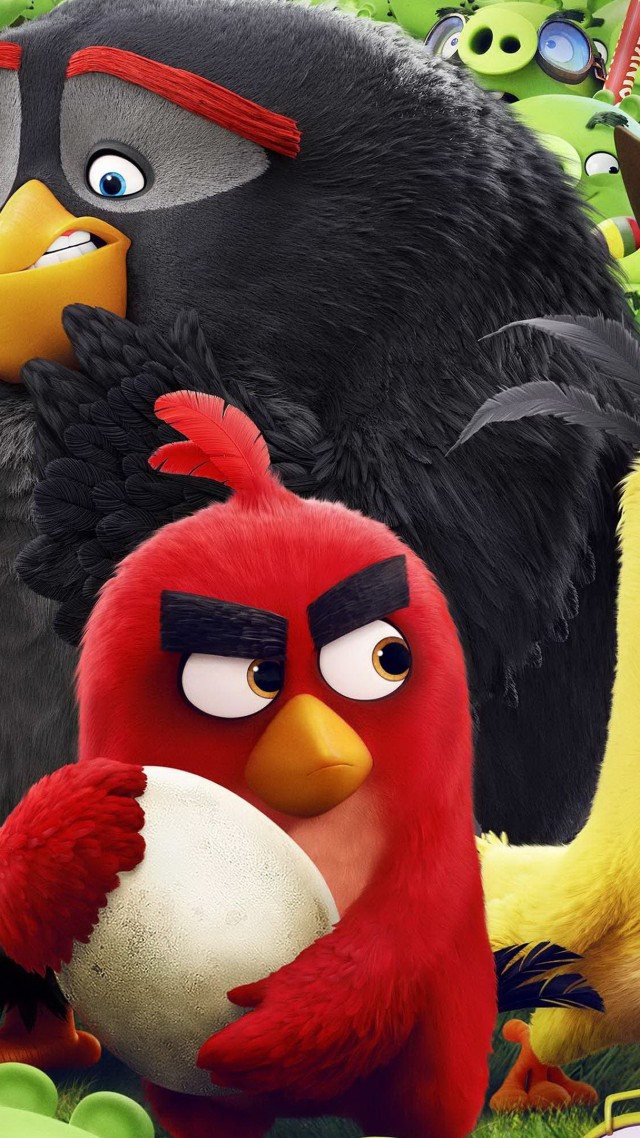 Wallpaper Angry Birds Movie Chuck Red Bomb Best Animation