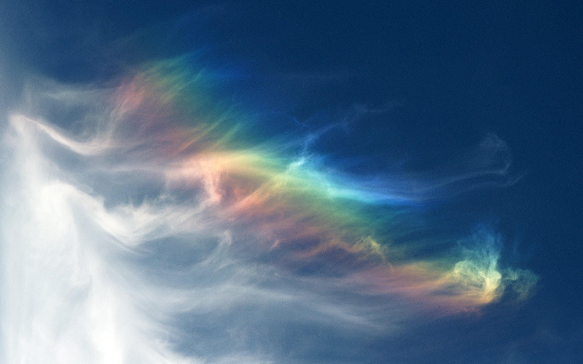 Sky clouds rainbow spectrum color wallpaper 1920x1200 71499