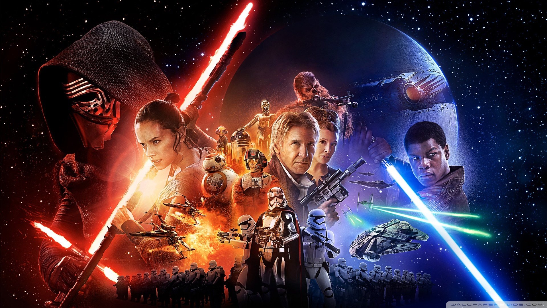 Star Wars Episode VII The Force Awakens 4K HD Desktop Wallpaper