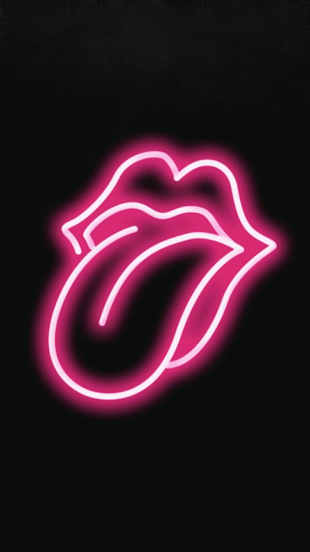 iPhone Wallpaper Aesthetic Black And Pink Neon