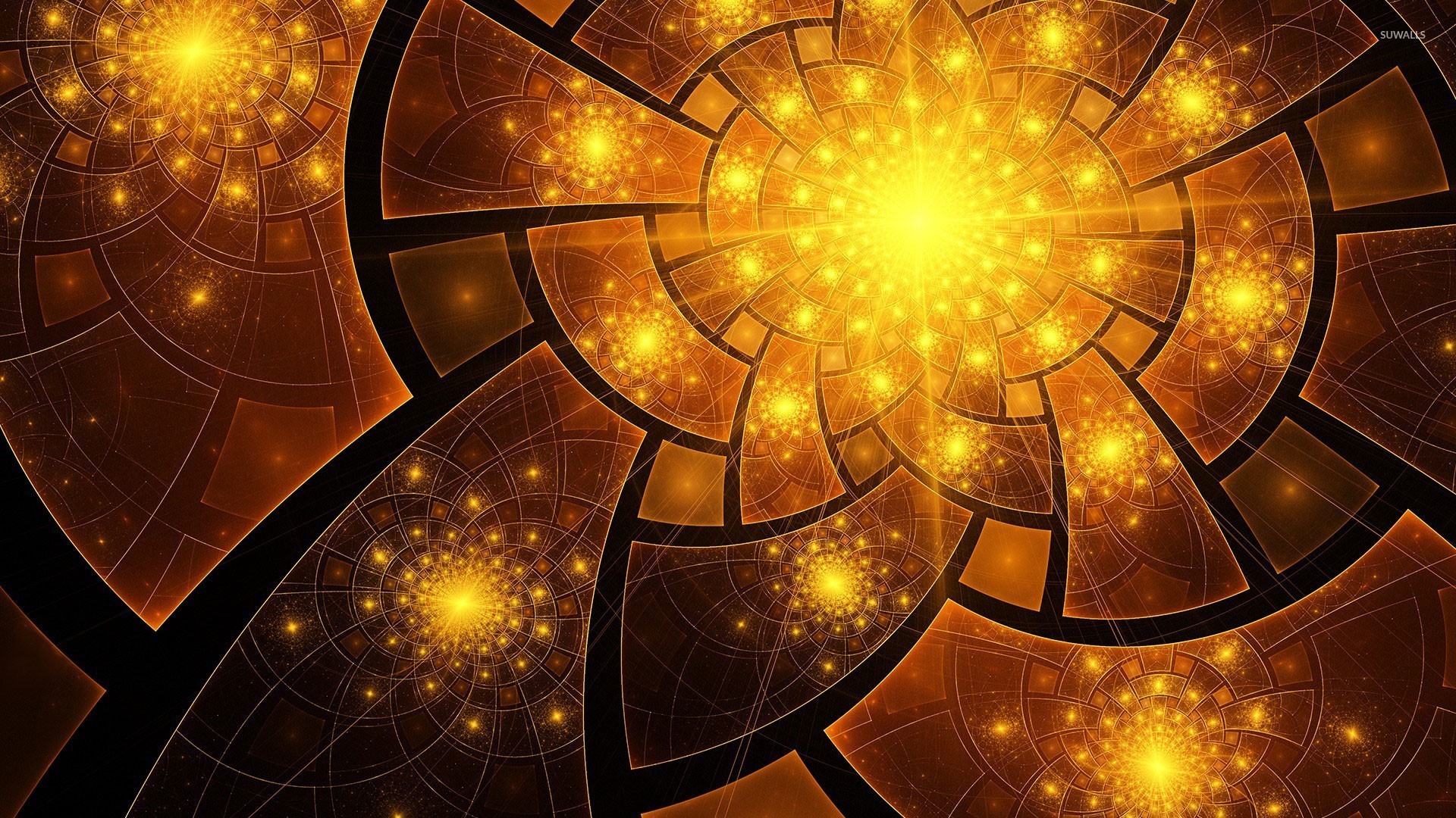 Fractal Sparkles Wallpaper Abstract