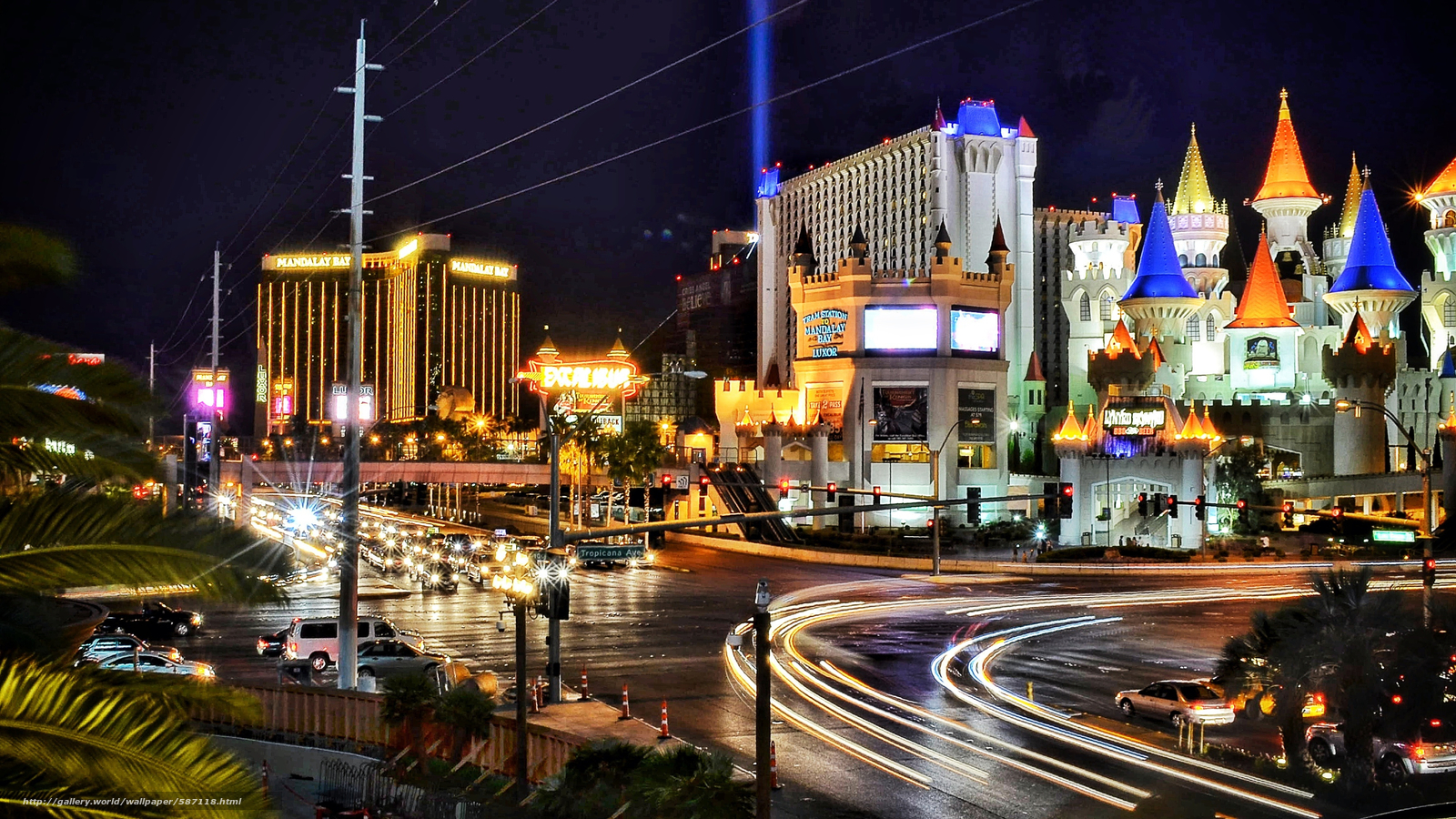 Las Vegas Desktop Wallpaper 1600x900