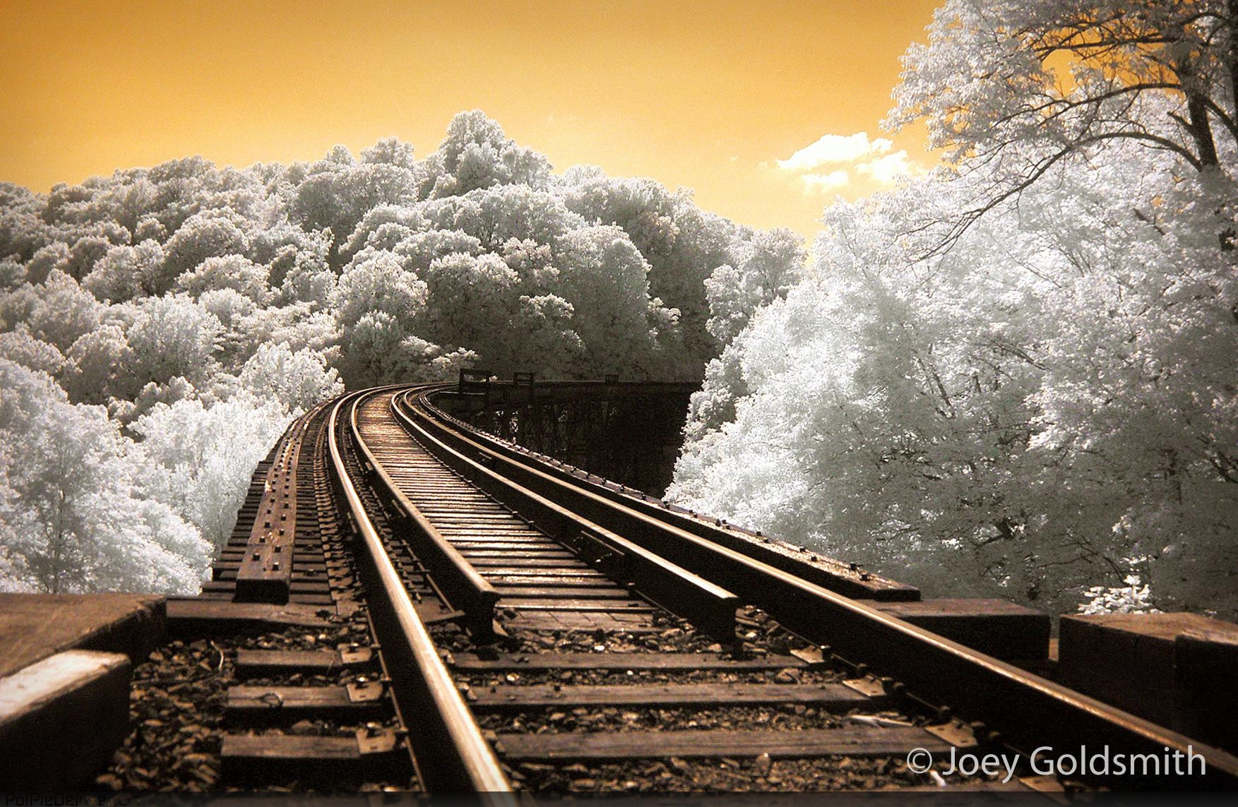 Train Track Anime Wallpaper And Background HD