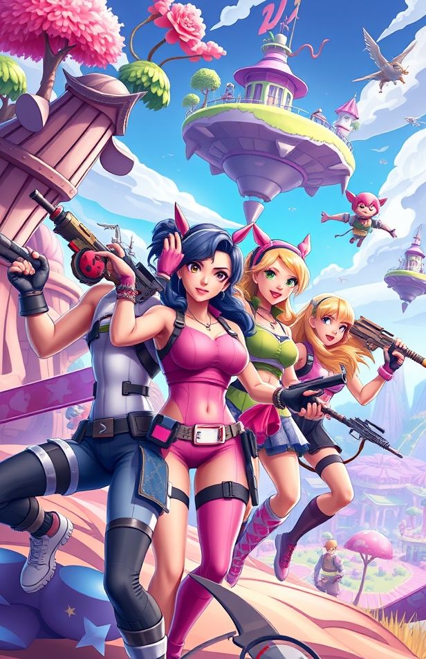 Fortnite Girls Wallpaper