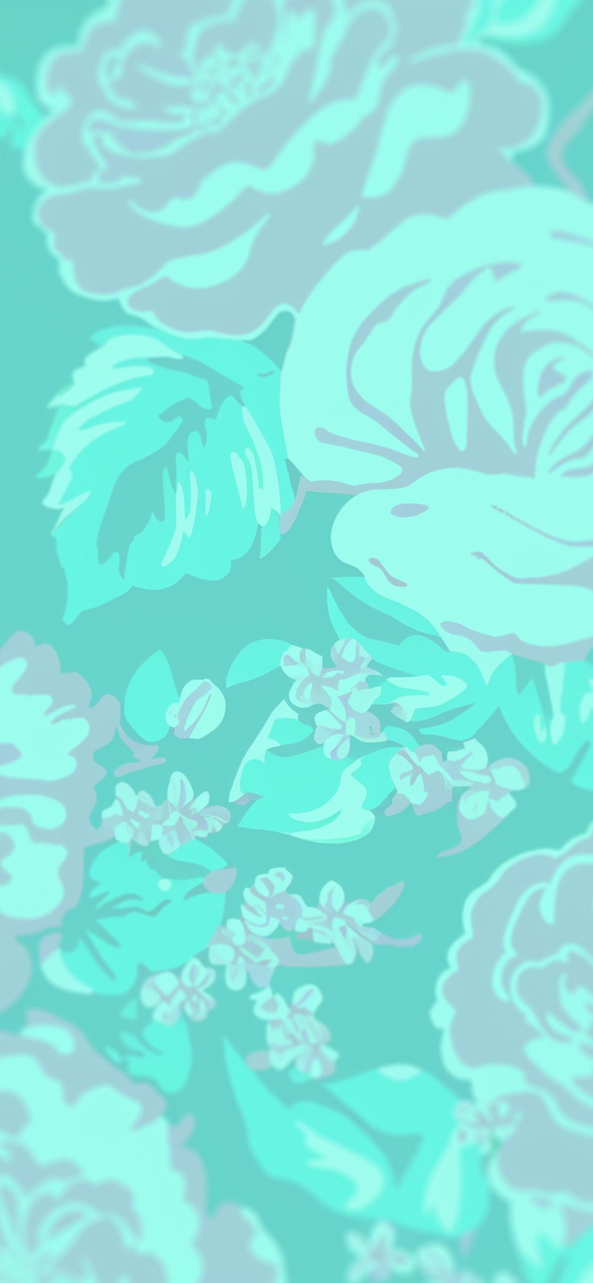 Flowers Preppy Aesthetic Wallpaper