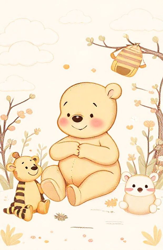 Baby Winnie The Pooh Wallpaper