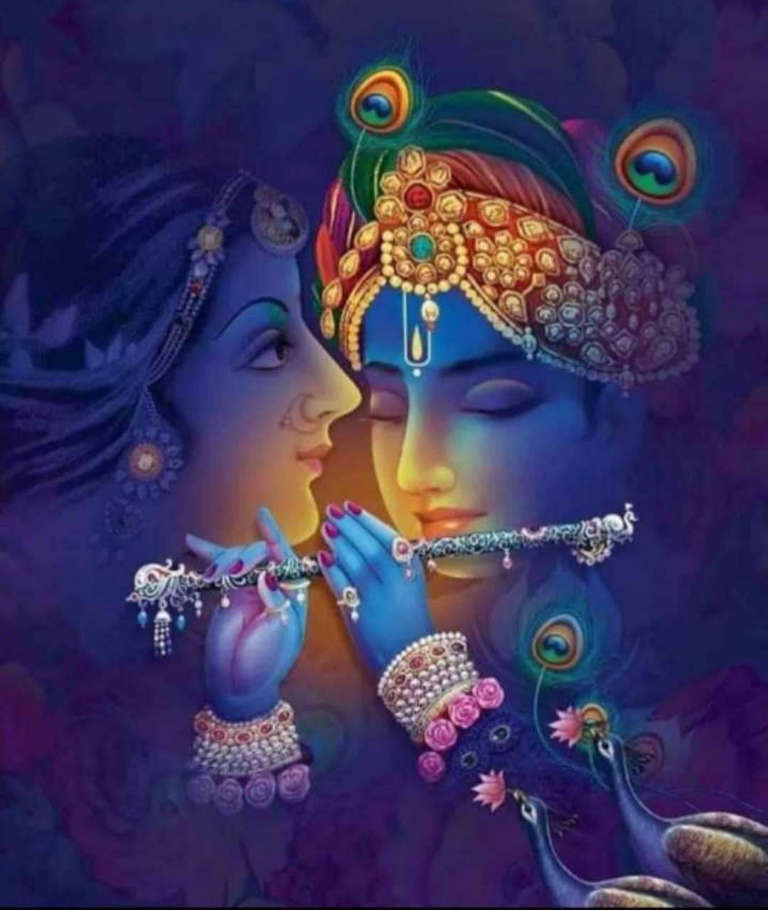 Animated Krishna Wallpaper