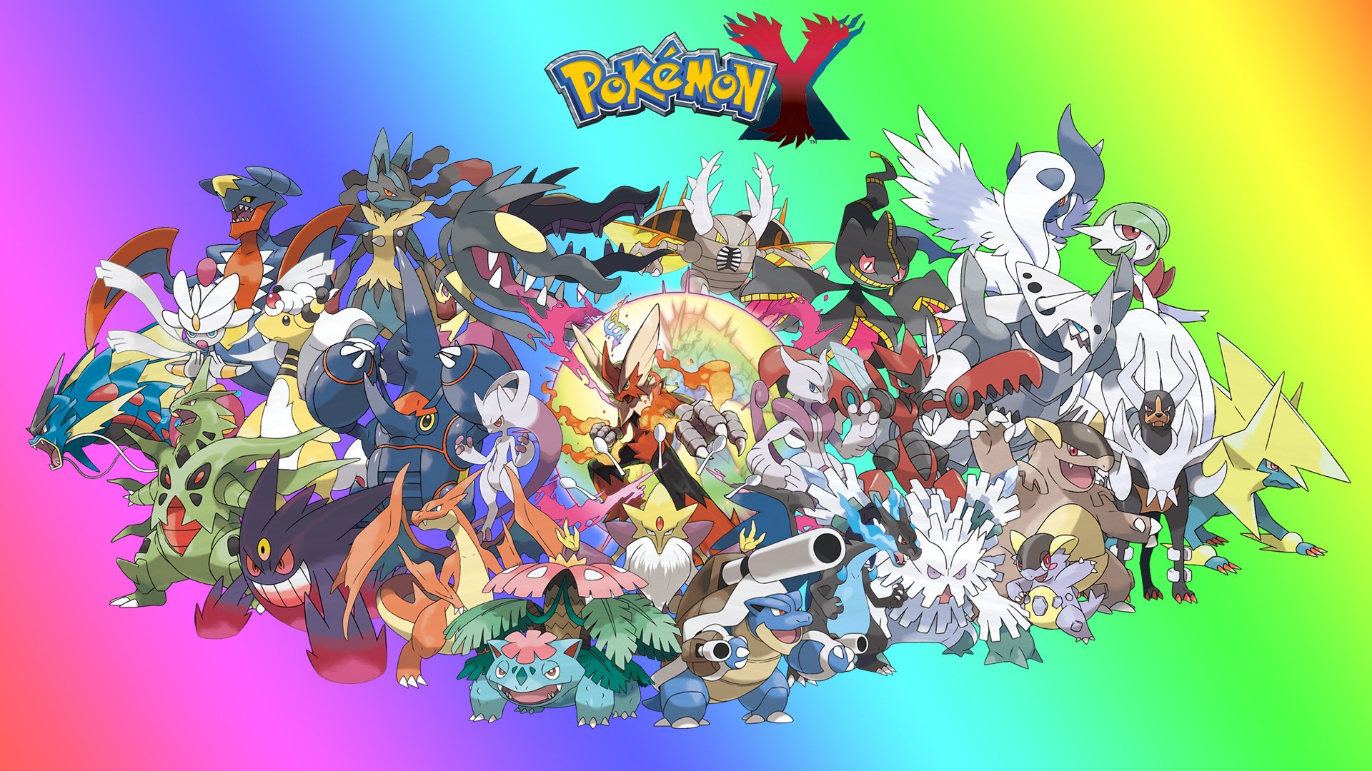 pokemon mega evolutions by zupertompa fan art wallpaper games 2014