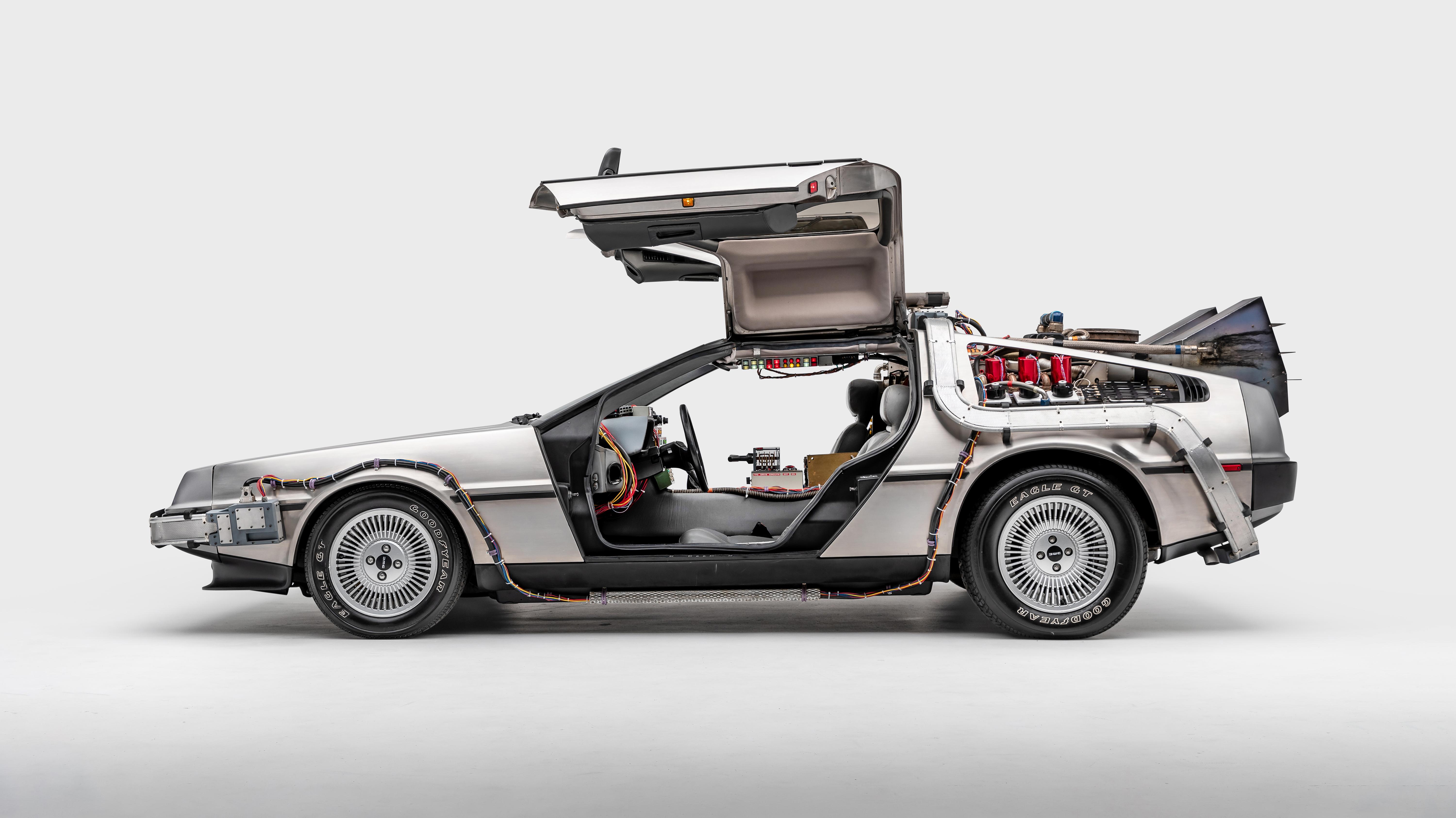DeLorean DMC 12 Back to the Future 4K Wallpaper   HD Car