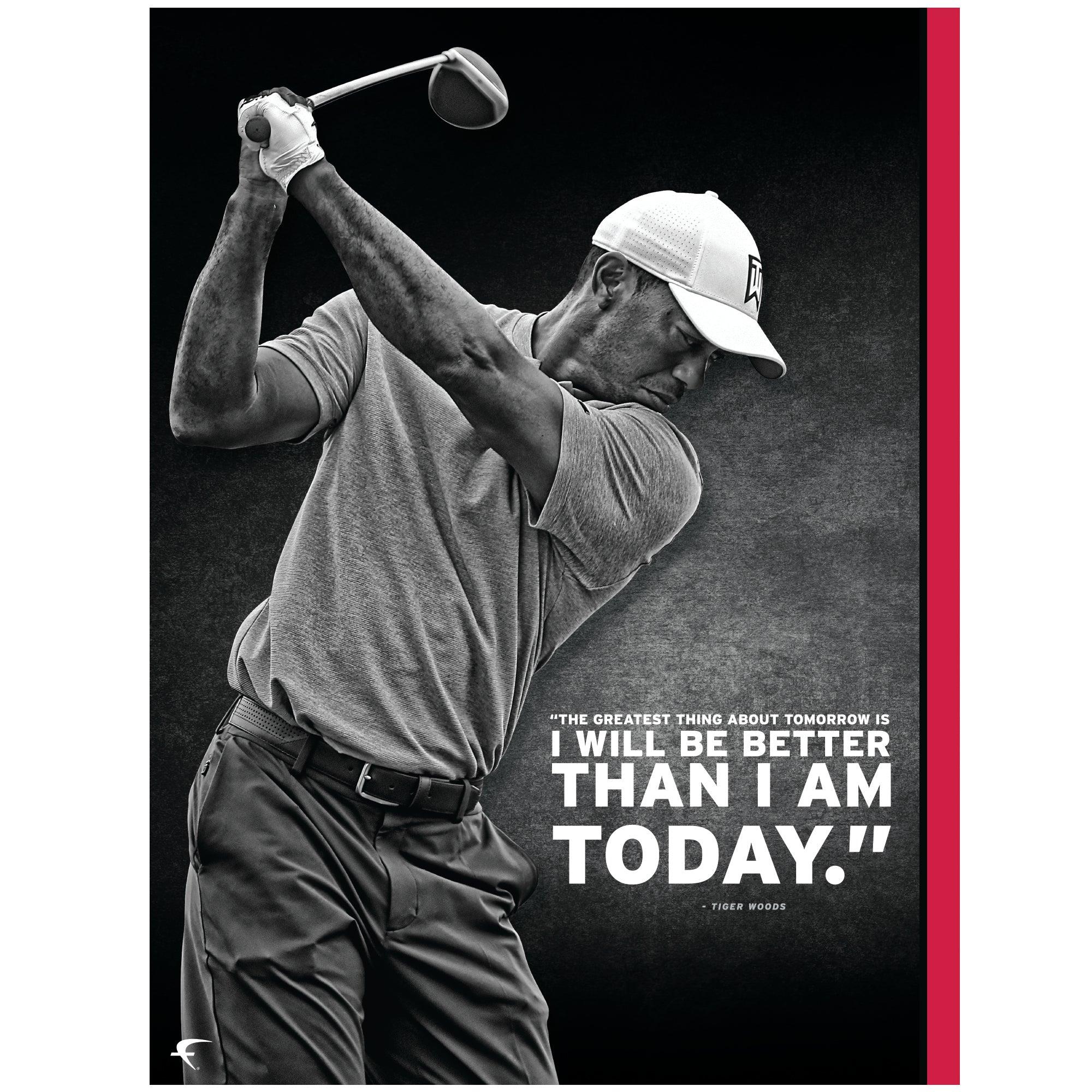 Tiger Woods Inspirational Poster Officially Licensed Removable