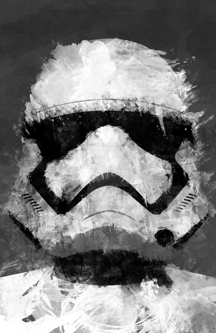 Storm Trooper The force Awakens Star wars by boombazooka on