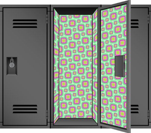Locker Designs Magnetic Wallpaper Well Isnt That Pretty Pintere