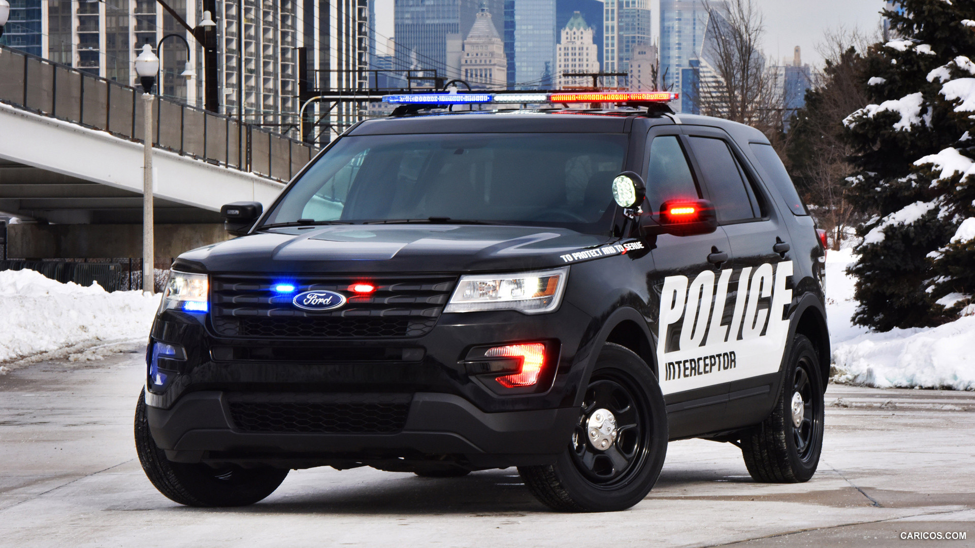 2016 Ford Police Interceptor Utility   Front Caricos