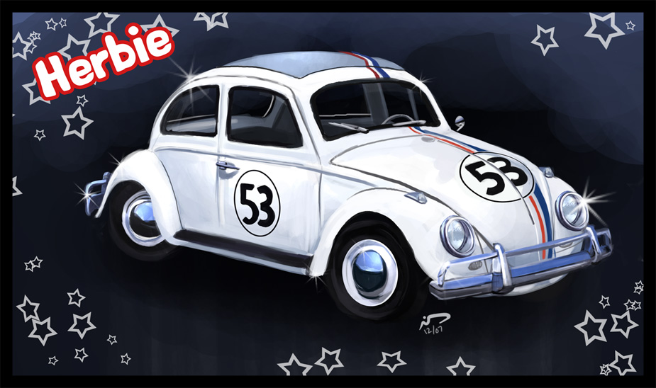 Herbie Wallpaper Speedpaint By Majoh