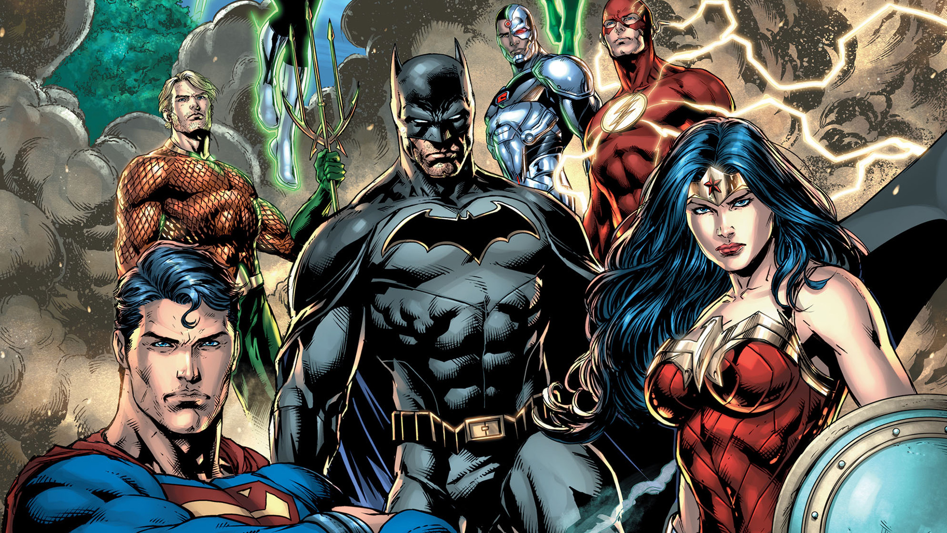 Justice League Dc Comic Art Wallpaper HD Superheroes 4k Image