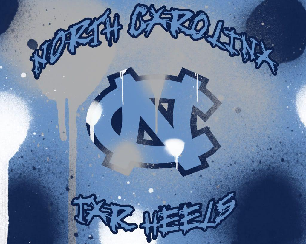 Download The North Carolina Tar Heels Logo On A Gray Background Wallpaper   Wallpaperscom