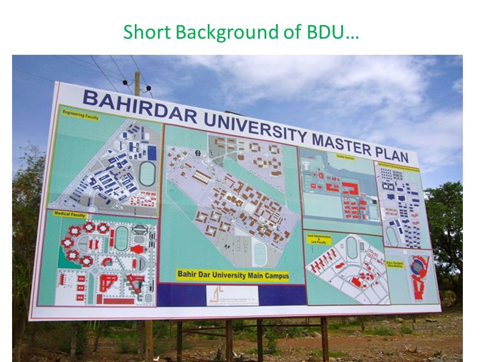 Bahir Dar University Bdu Institute Of Land Administration Ila