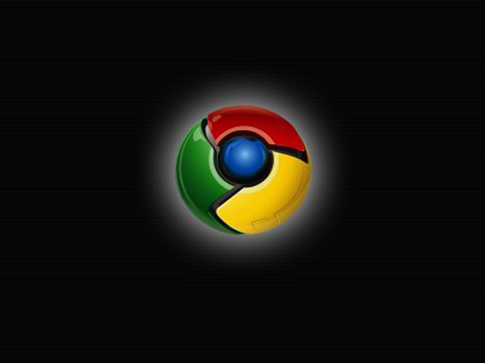 Wallpaper Google Chrome Logo Black
