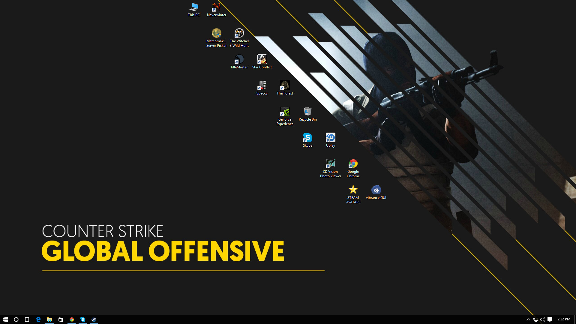 Wallpaper CS: GO, PC game 1920x1080 Full HD 2K Picture, Image