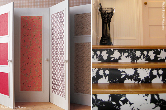 To Add A Punch Of Pattern Or Colour Dress Up Panelled Door Since