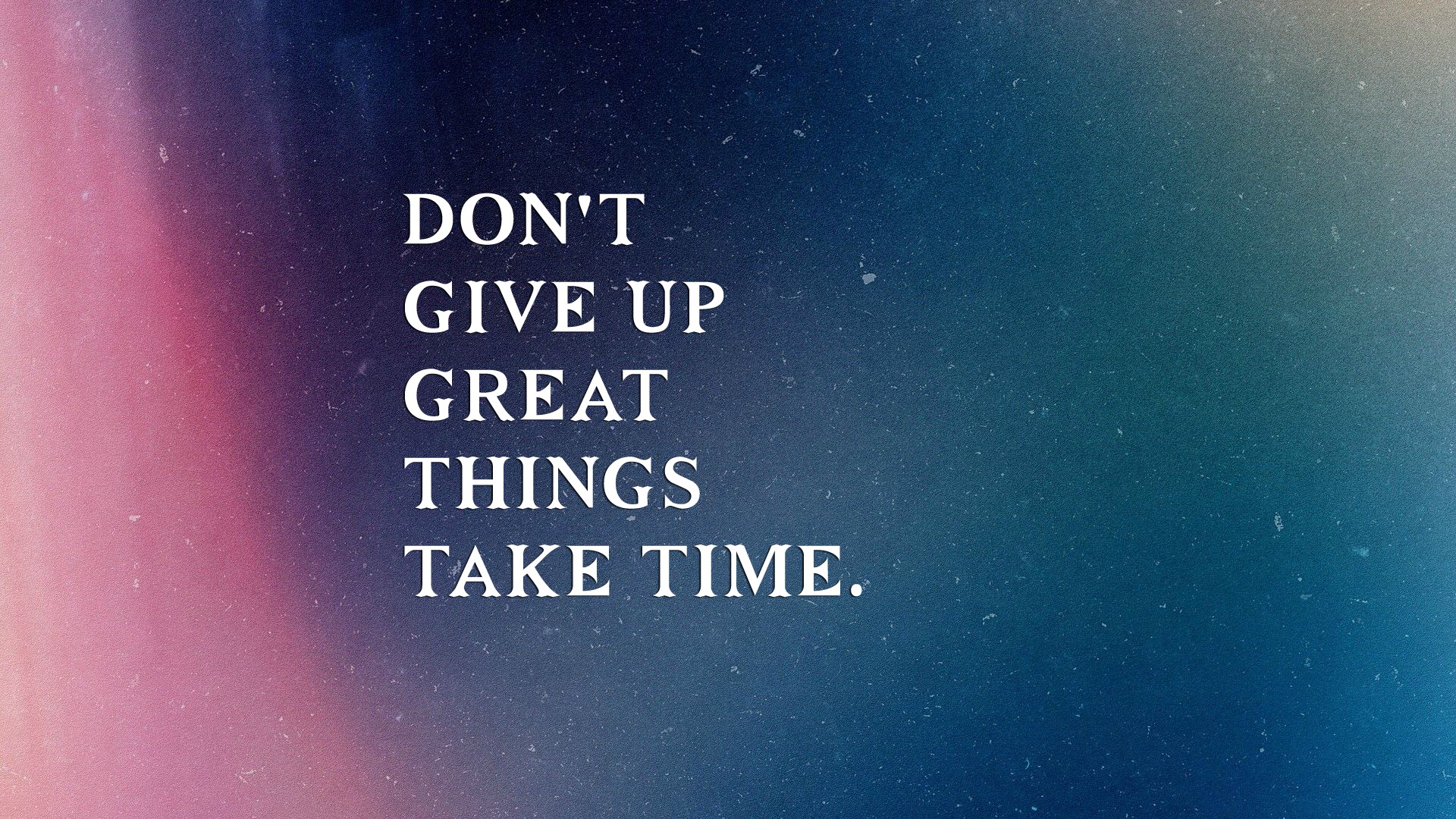 Motivational quote on a gradient background: 