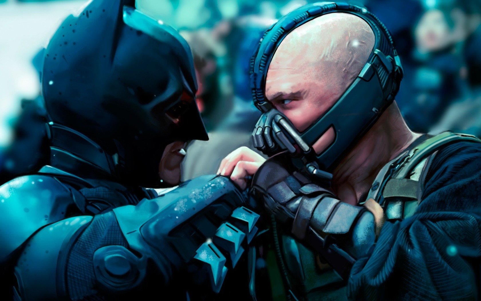 Download Bane vs Batman   The Dark Knight Rises wallpaper