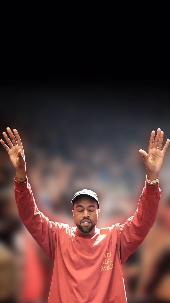 iPhone Wallpaper With Blurred Background Kanye