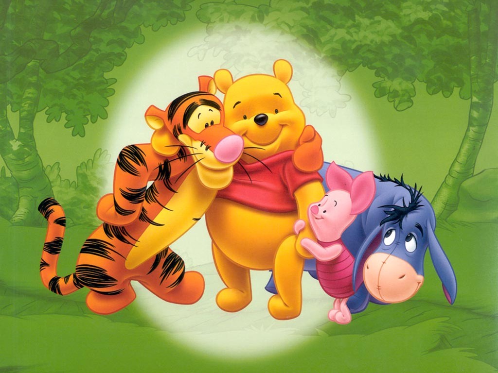 Winnie the Pooh desktop wallpaper number 2 1024 x 768 pixels