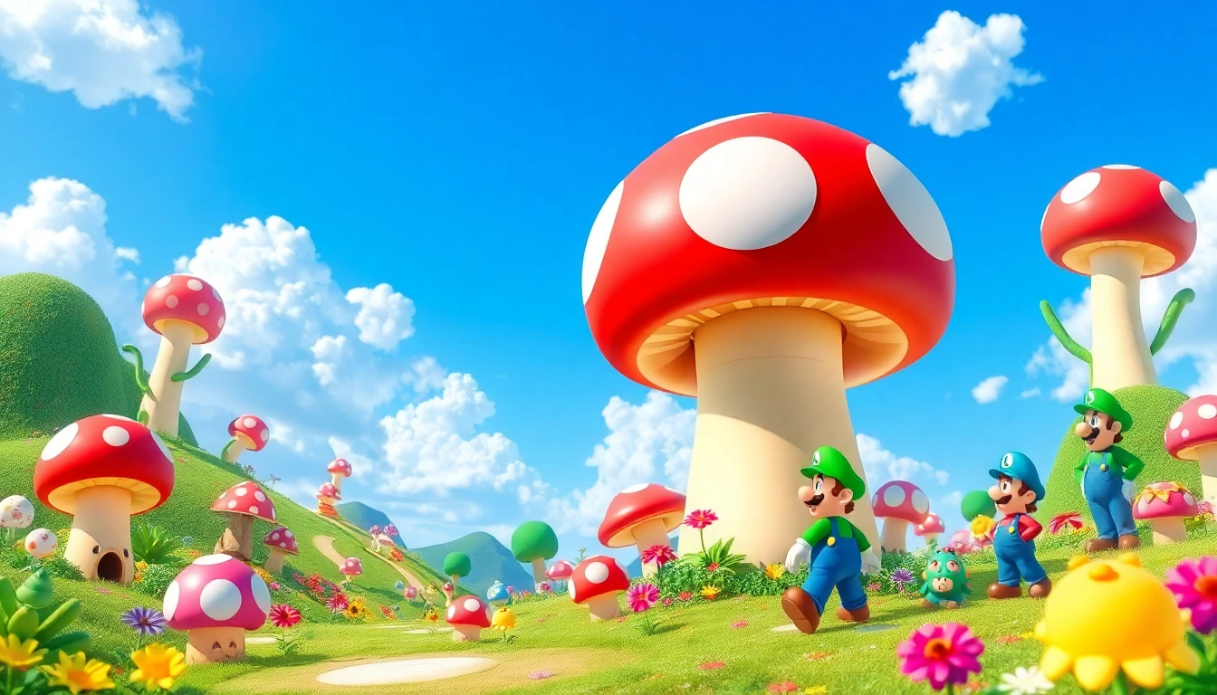 Mushroom Kingdom Wallpaper