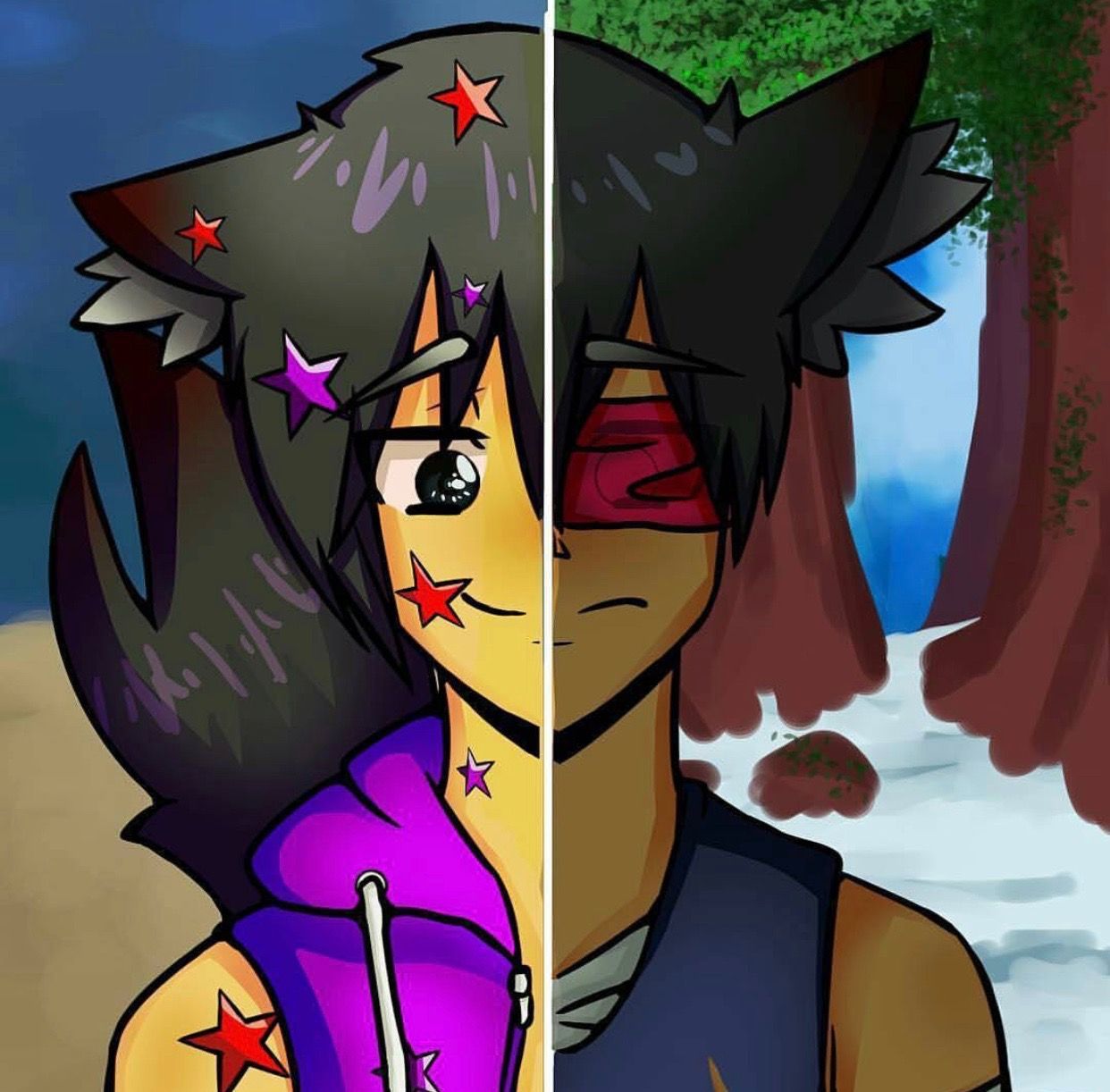 Aphmau And Aaron Wallpaper - iXpap