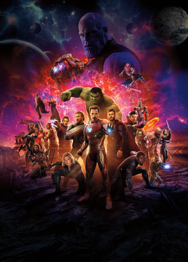 Avengers Super Hero Thanos Hulk Thunder Thor Space Pla