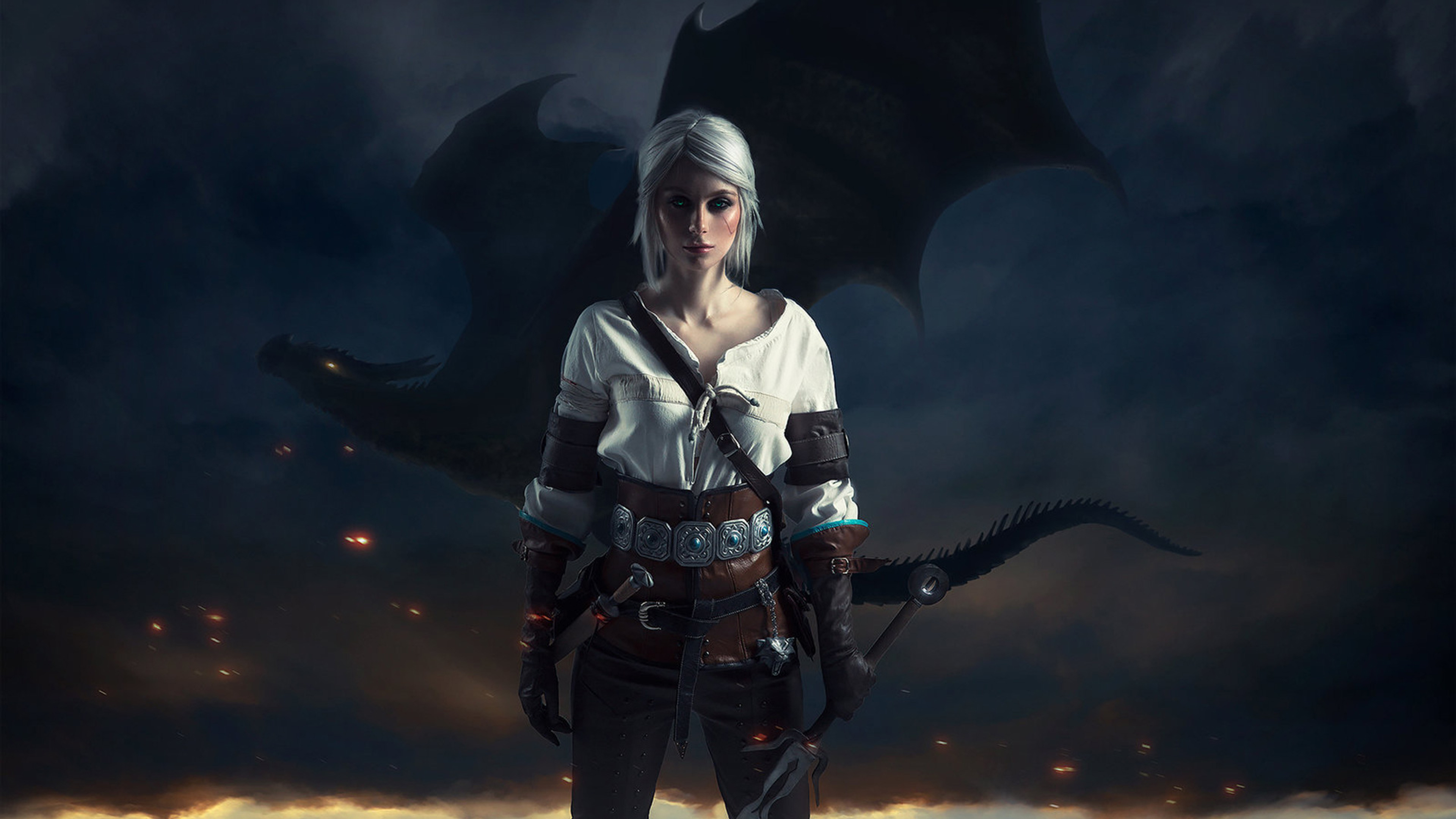 Ciri The Witcher Wild Hunt 4k HD Wallpaper Image Photos And Picture