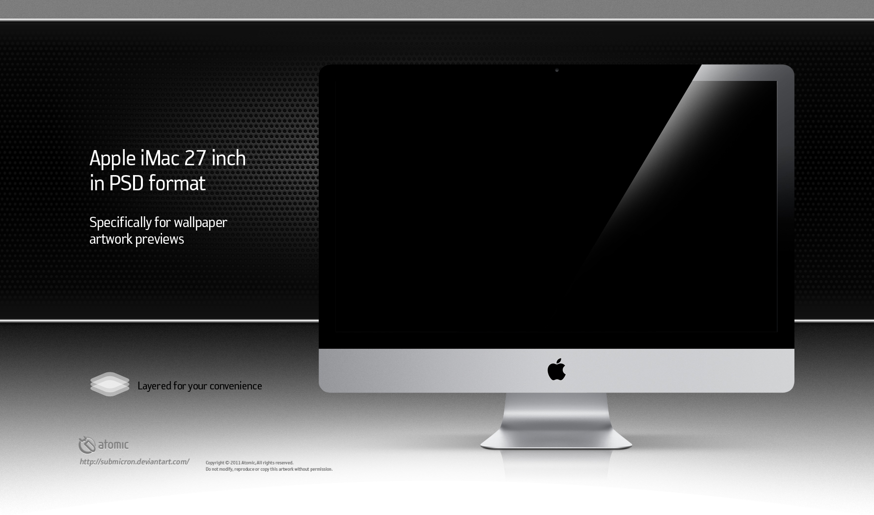 Submicr Apple Imac Inch Psd By