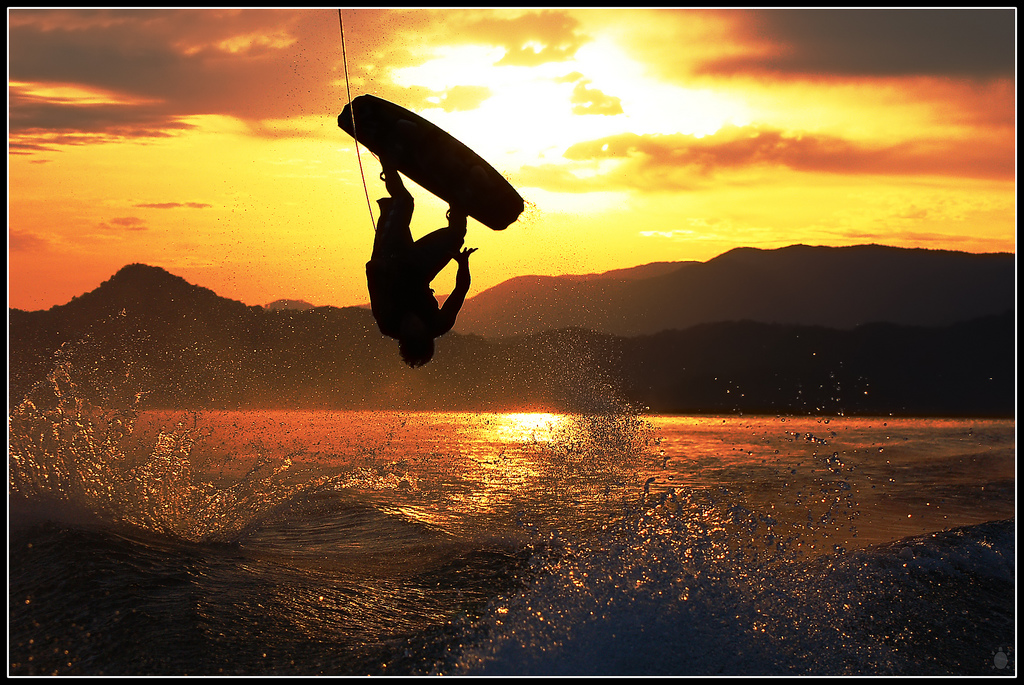 Wakeboard Sunset Wallpaper Image Pictures Becuo