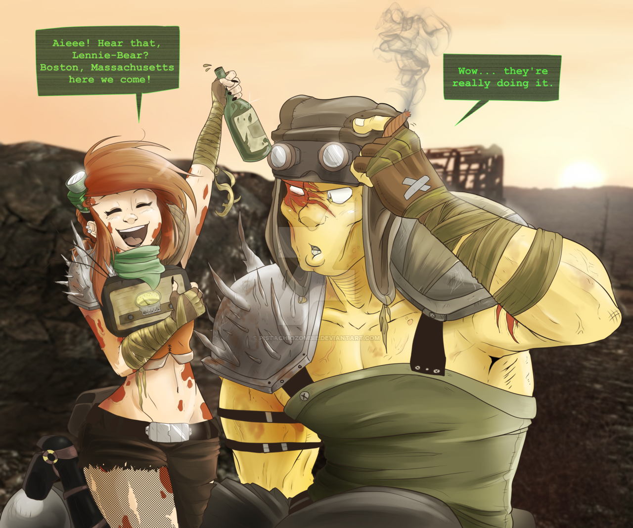 Hell Yeah Fallout 4 by pistachioZombie on