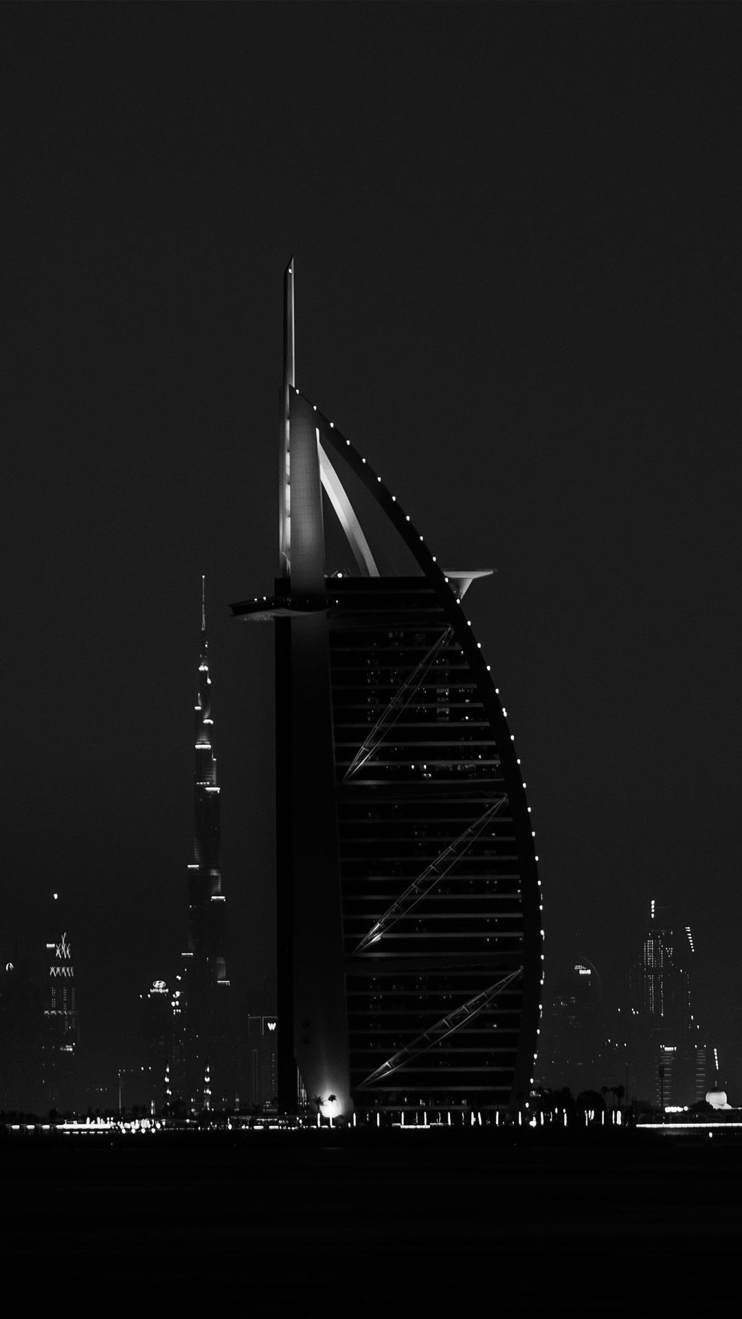 Dubai Black Wallpaper Background HD