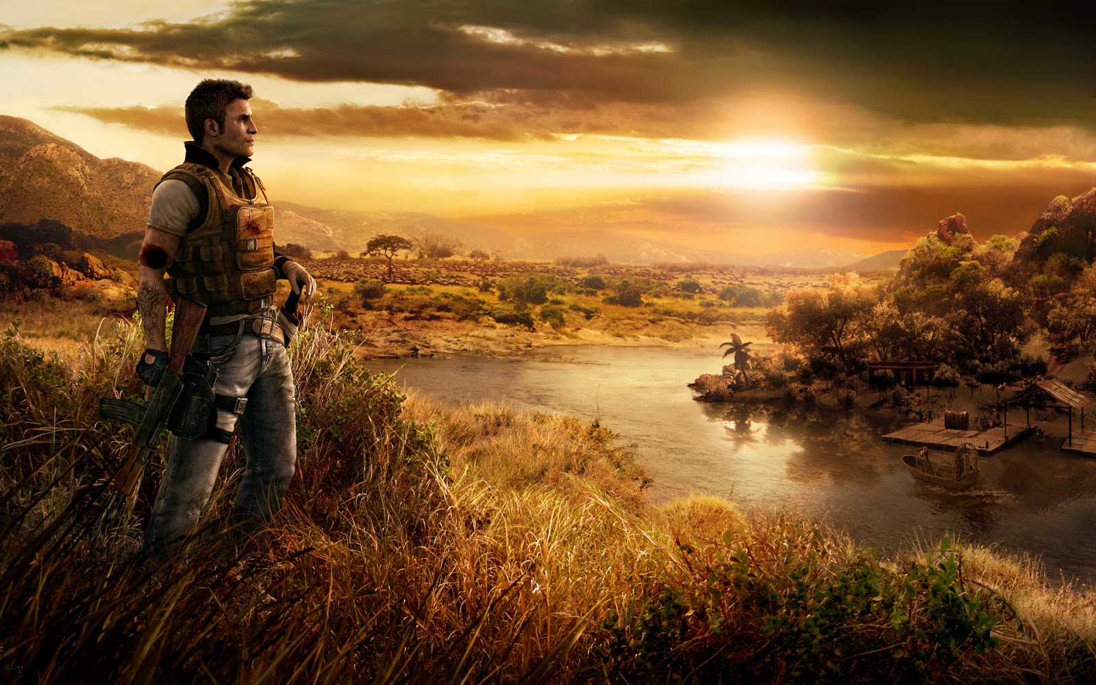 Farcry Sunset Game Graphics HD Wallpaper Epic Desktop Background