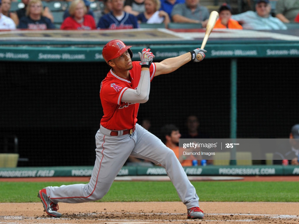Shortstop Andrelton Simmons Of The Los Angeles Angels Bats During