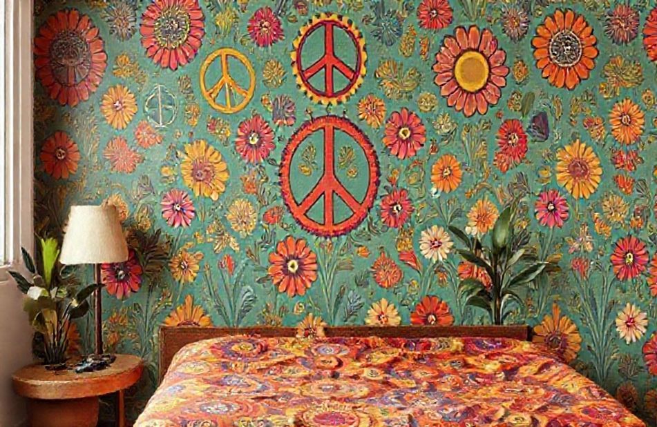 Vintage Hippie Aesthetic Wallpaper