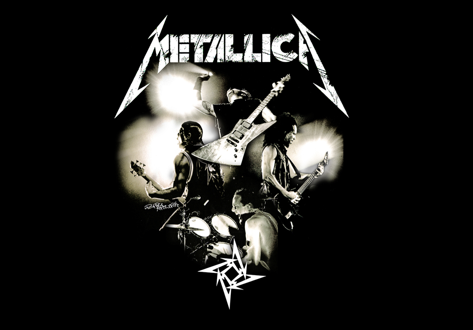 Metallica Logos HD Desktop Wallpaper