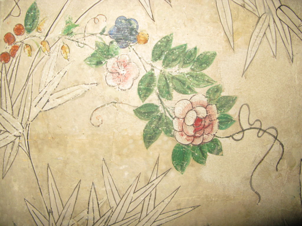 18th Century Chinese Wallpaper Screen At 1stdibs