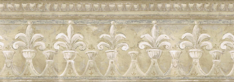 Details About Architectural Lily Sign Wallpaper Border Nl74311b