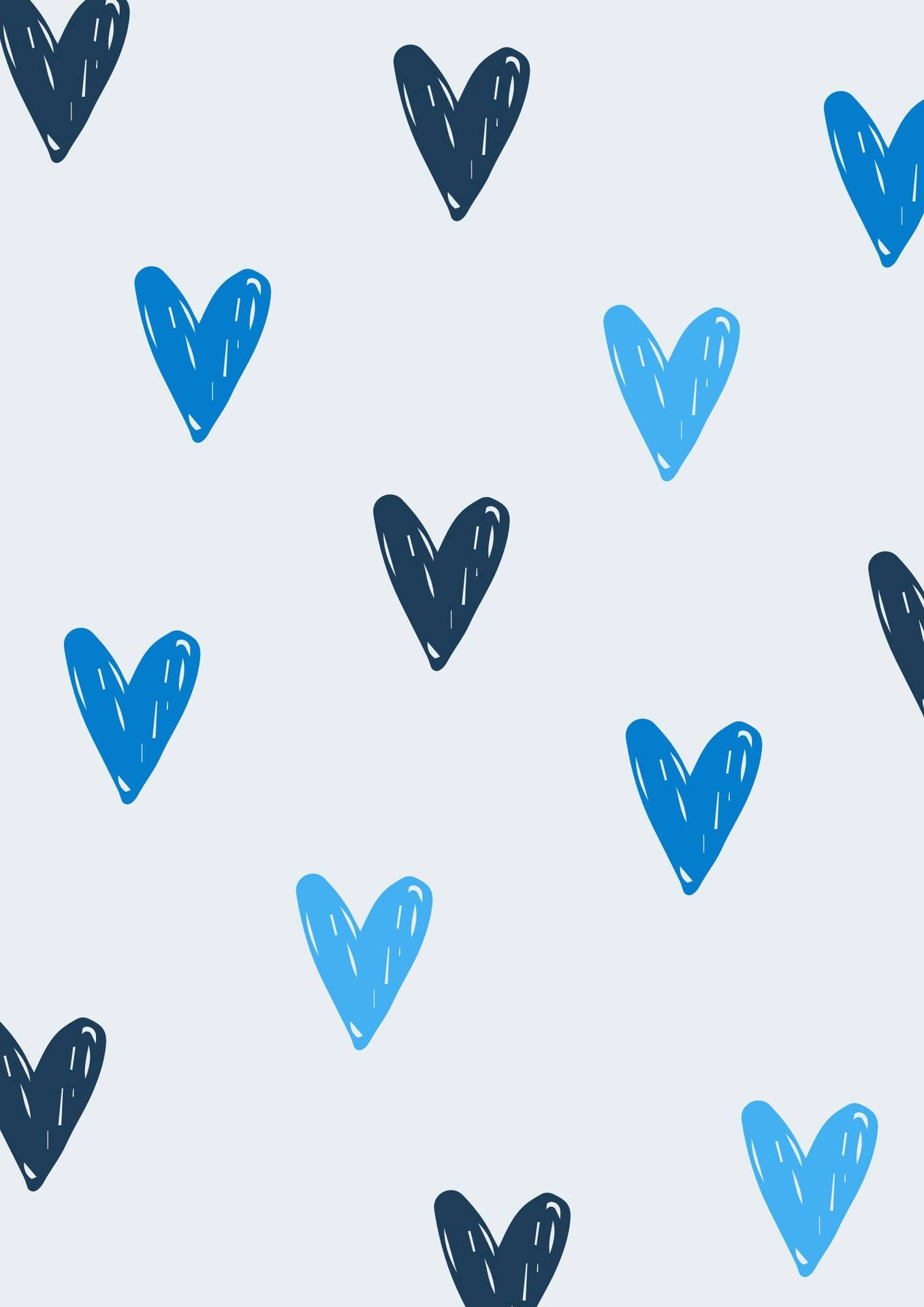 Blue Heart Wallpaper