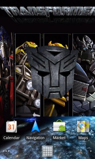 Transformers 3D Live Wallpaper for Android by killerappzz   Appszoom