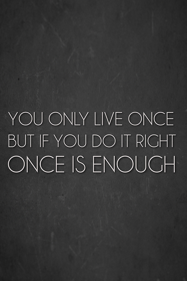 Yolo Quote iPhone Wallpaper HD