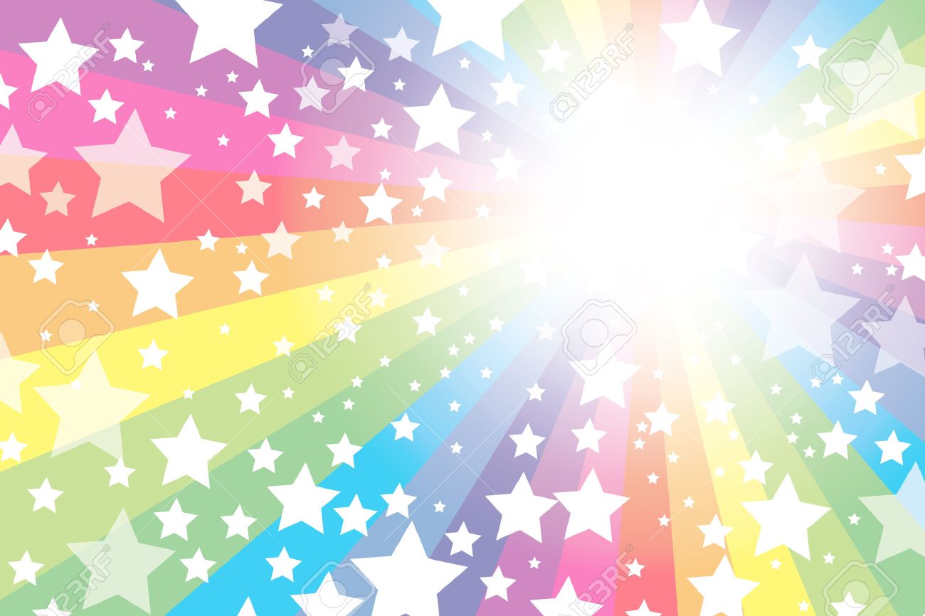 Background Material Wallpaper Rainbow