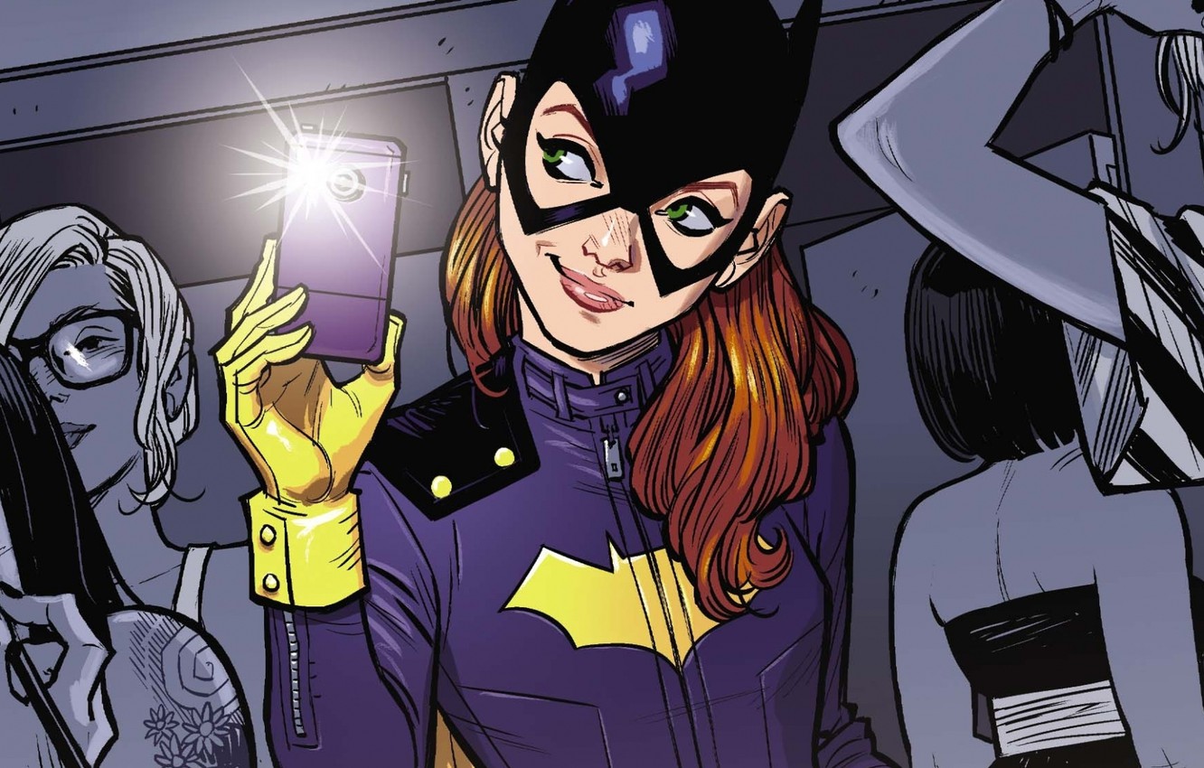 Wallpaper Dc Ics Batgirl Barbara Gordon Selfie