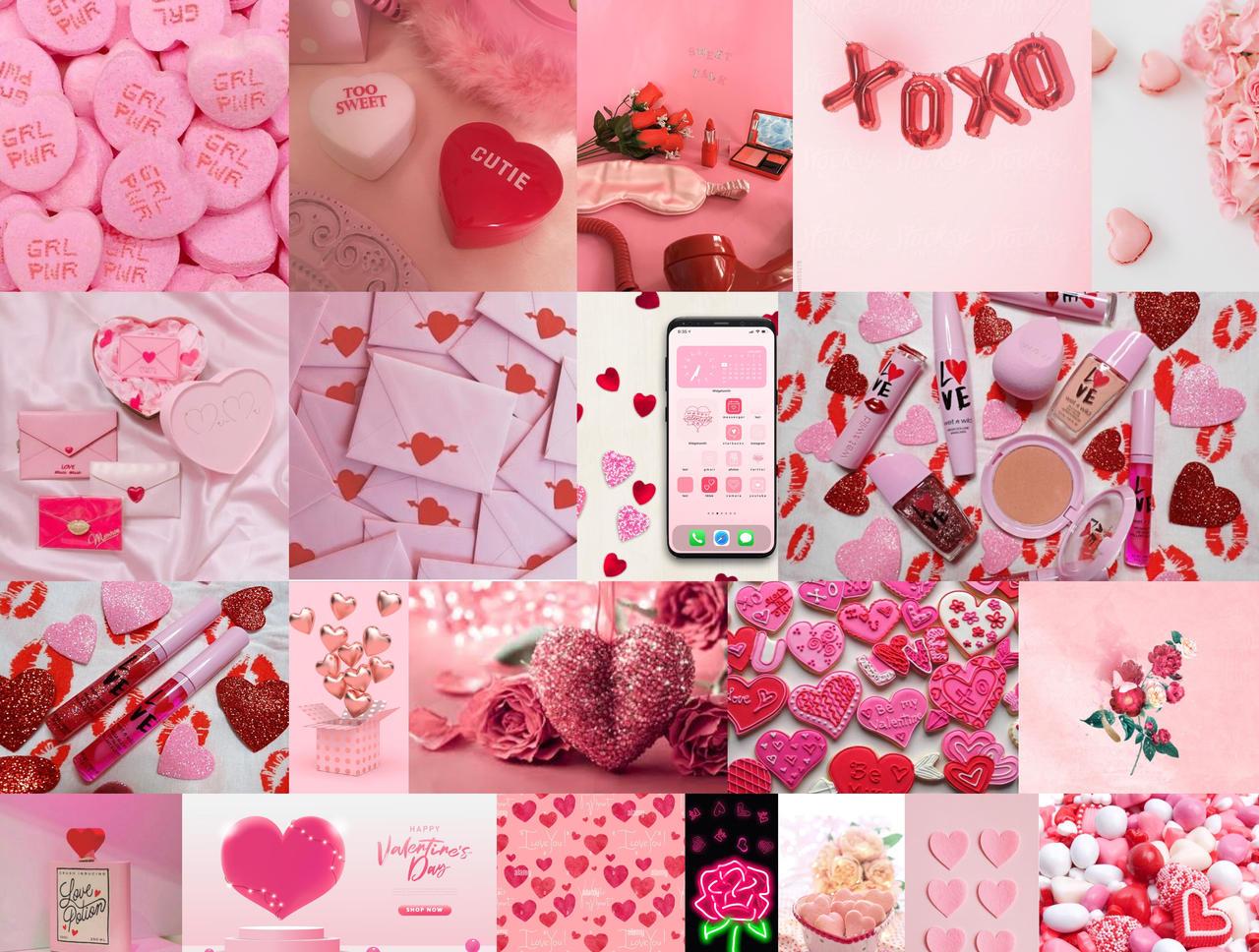 Valentine S Day Aesthetic Collage By Kirakiradolls