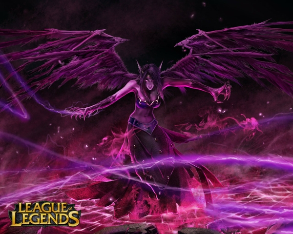 Legends Morgana The Fallen Angel Wallpaper Angels