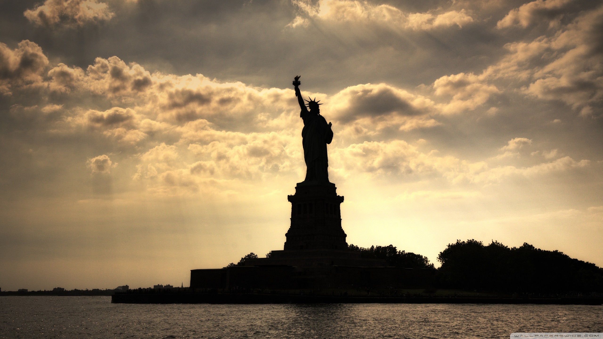 Statue Of Liberty United States 4k HD Desktop Wallpaper For